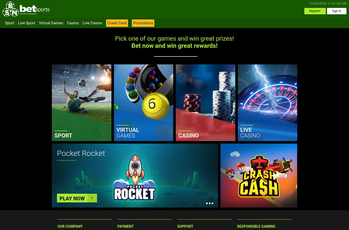 BetSport Namibia observed domain view
