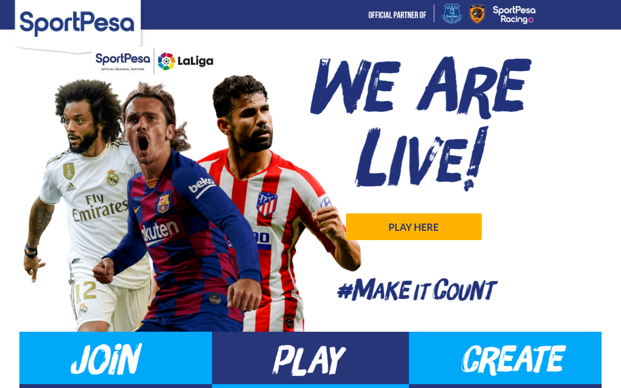 Dated source capture relevant to SportPesa